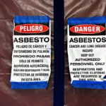 Asbestos Abatement Signs